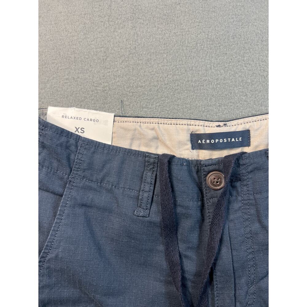 Aéropostale Men's Navy Blue Jogger Pants XS Drawstring Cotton Casual Wear - Picture 2 of 10